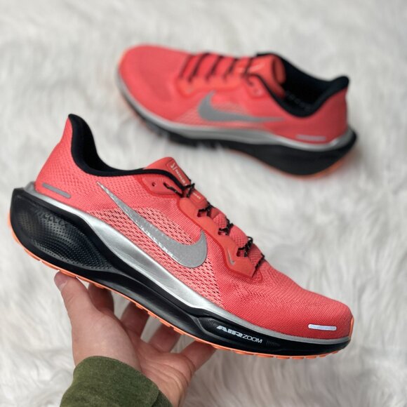 Nike Air Zoom Pegasus 41 By You Mens Shoes Red FV9526-900_056337 VNDS Sz 9.5 - Picture 1 of 7